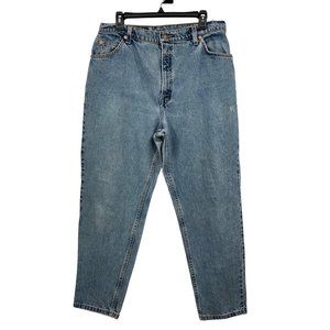 Vintage Levis 951 Jeans Womens 16 Short Used Relaxed Tapered Orange Tab